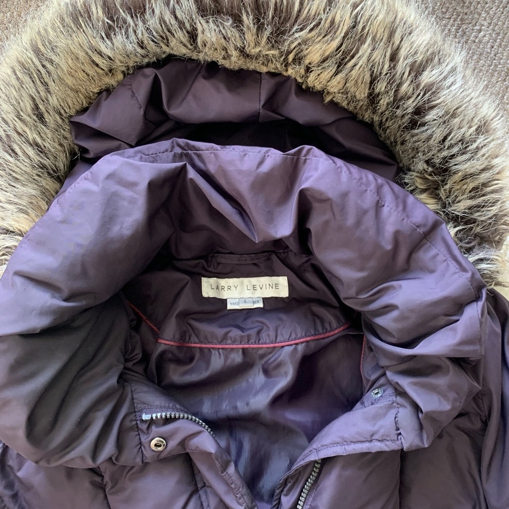 💜❄️Larry Levine Purple Winter Coat ❄️💜